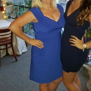 Cobalt Blue Cocktail/wedding Dress